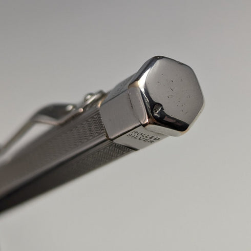 英国ヴィンテージ ヤード・オ・レッド ロールドシルバー ヘキサゴン 推進式ペンシル 紙箱入